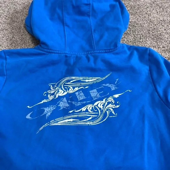❌SOLD❌ Oakley Blue Vintage Y2K Hoodie - Picture 4 of 5
